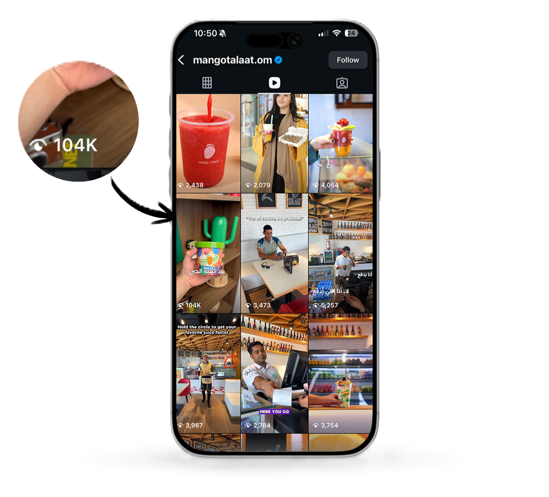 شركة عصائر مانجو طلعت - نتائج التسويق بالمحتوى